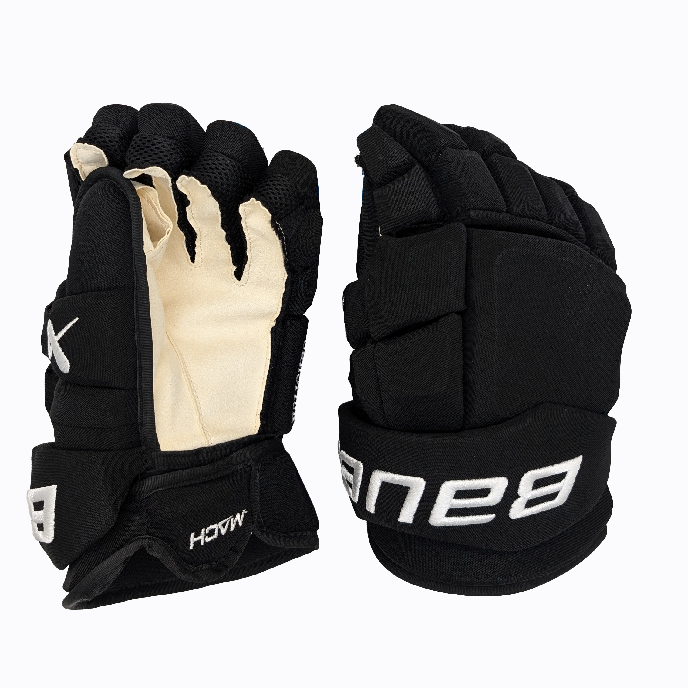 Bauer Supreme Mach - Gant NHL Pro Stock - Flames de Calgary (Noir)
